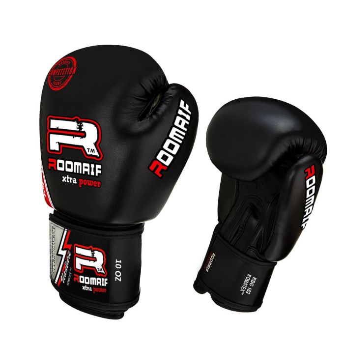 ROOMAIF HAWKISH BOXING GLOVES BLACK