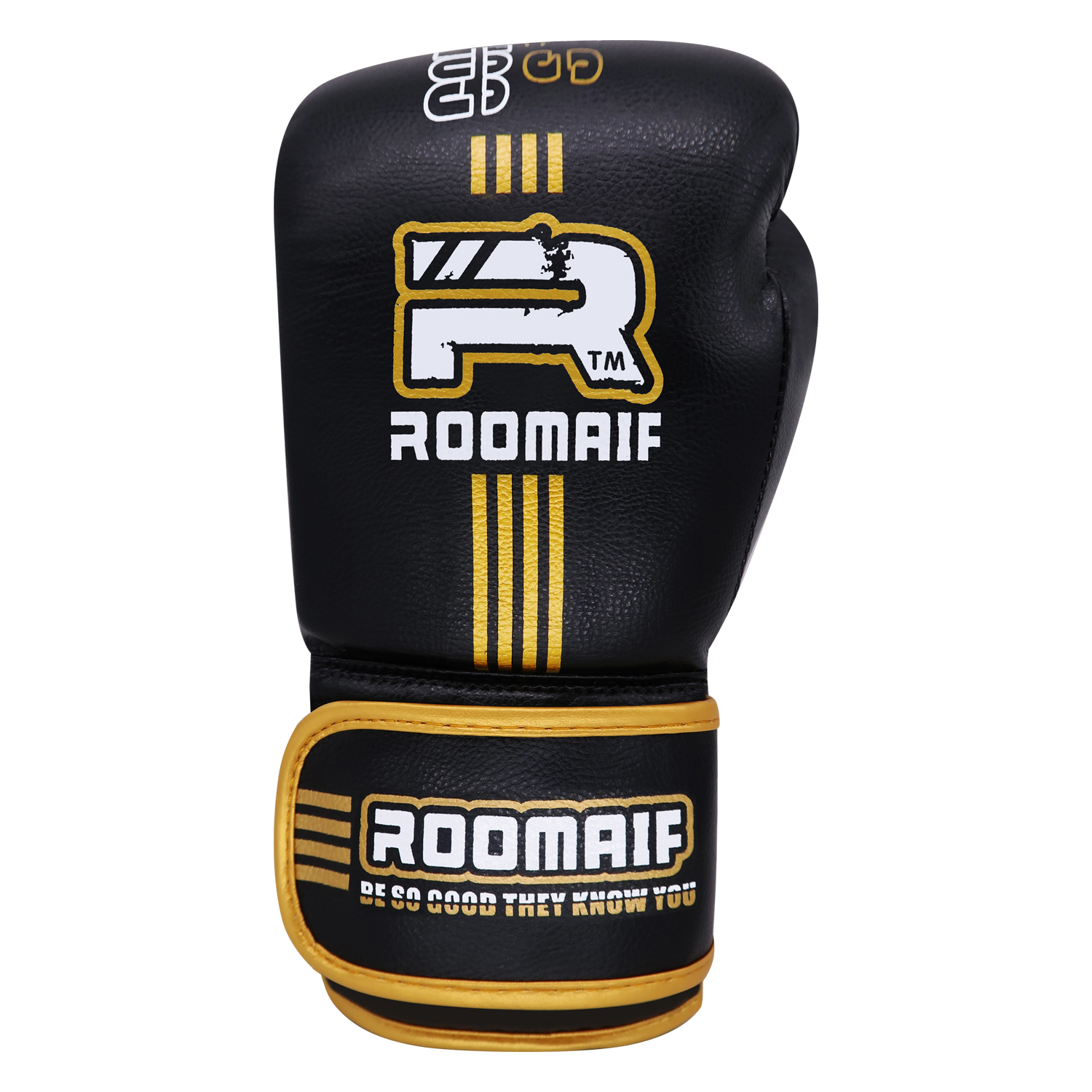 ROOMAIF CHECK & HOOK BOXING GLOVES GOLDEN