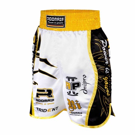 ROOMAIF FEROCIOUS BOXING SHORTS (GENTS) YELLOW/BLACK