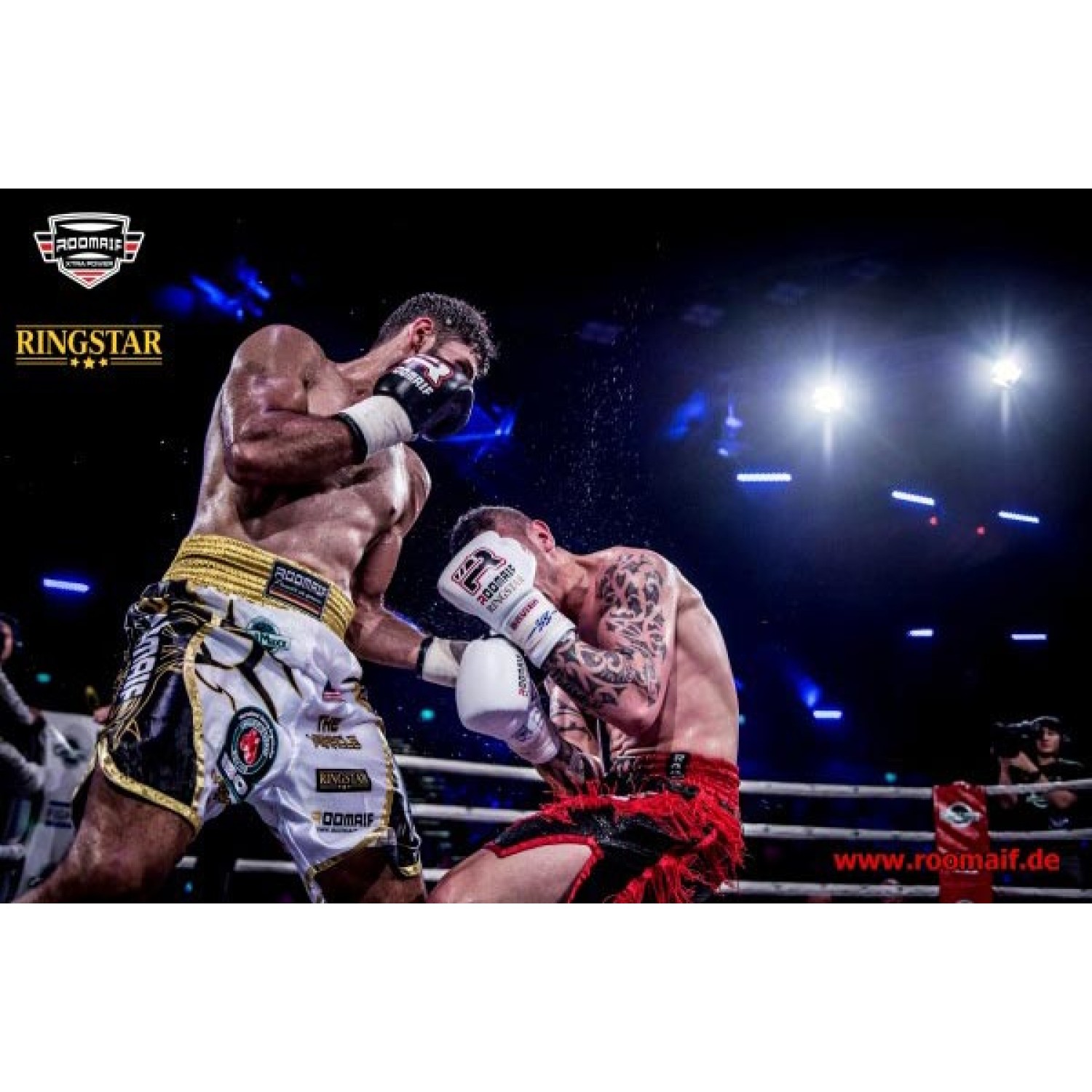 ROOMAIF FEROCIOUS BOXING SHORTS (GENTS) YELLOW/BLACK