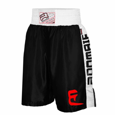 ROOMAIF HAWKISH BOXING SHORTS BLACK (GENTS) BLACK/WHITE