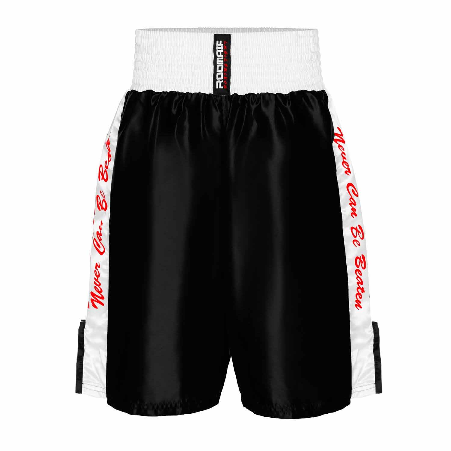 ROOMAIF HAWKISH BOXING SHORTS BLACK (GENTS) BLACK/WHITE
