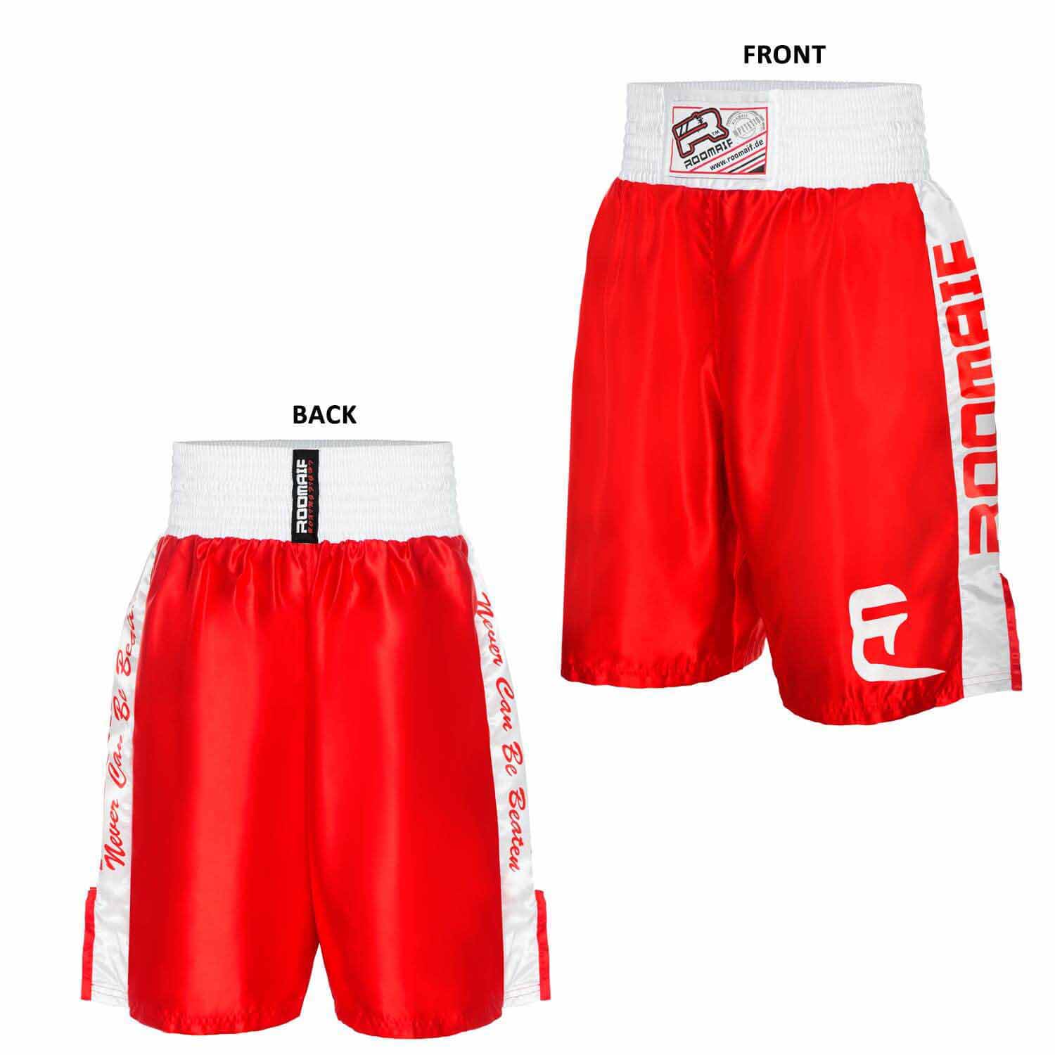 ROOMAIF HAWKISH BOXING SHORTS (GENTS) RED/WHITE