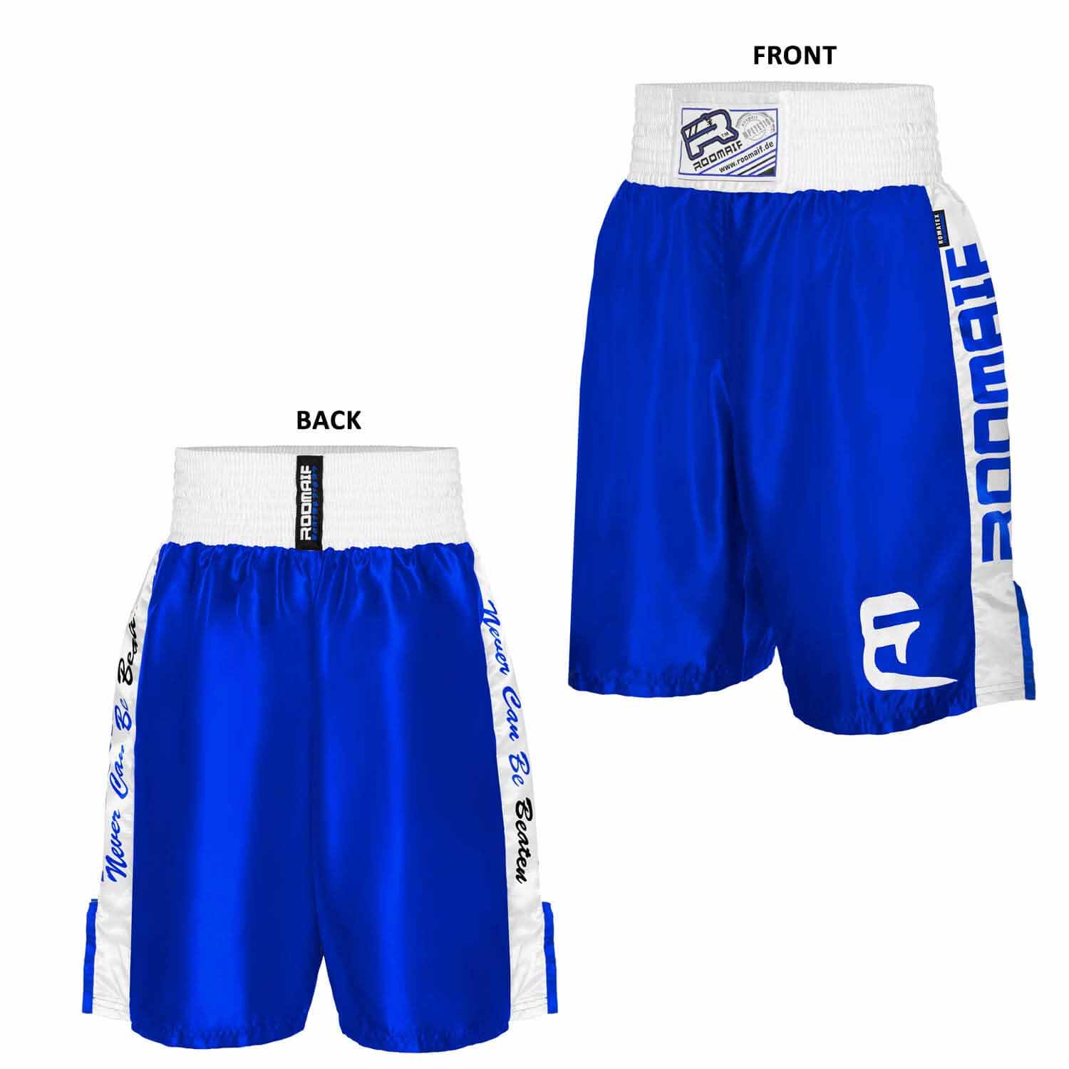 ROOMAIF HAWKISH BOXING SHORTS (GENTS) BLUE/WHITE