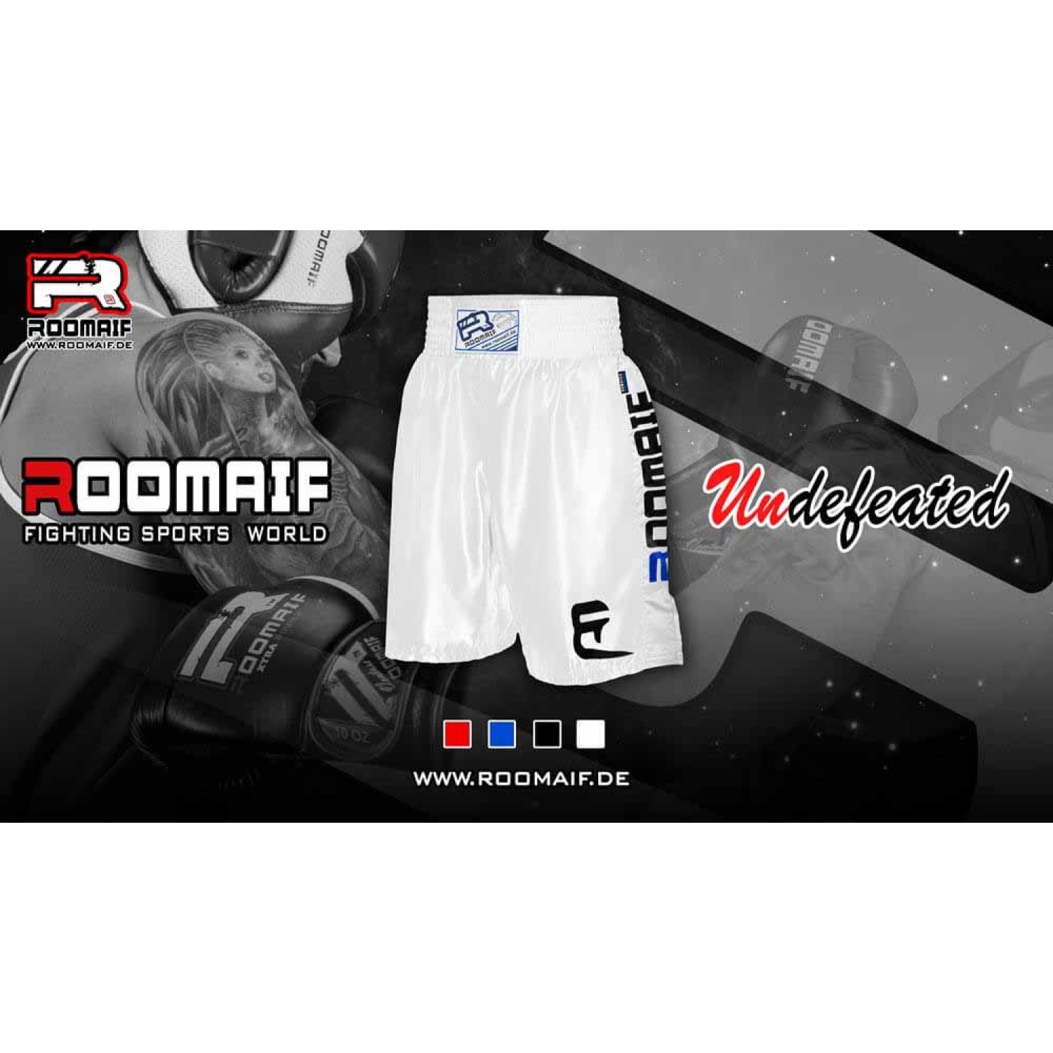 ROOMAIF HAWKISH BOXING SHORTS (GENTS) WHITE