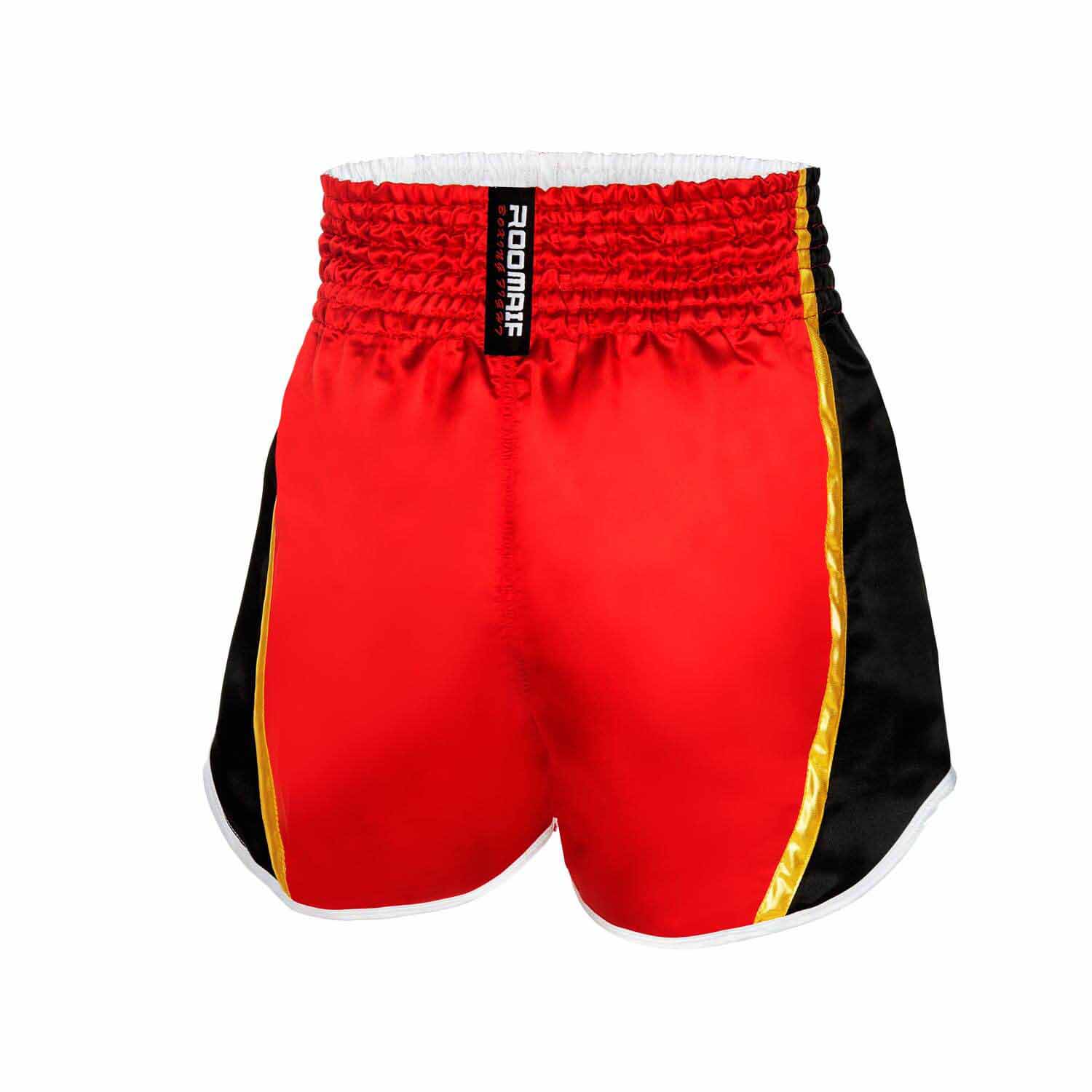 ROOMAIF VICTORY BOXING SHORTS RED/BLACK (LADIES) 