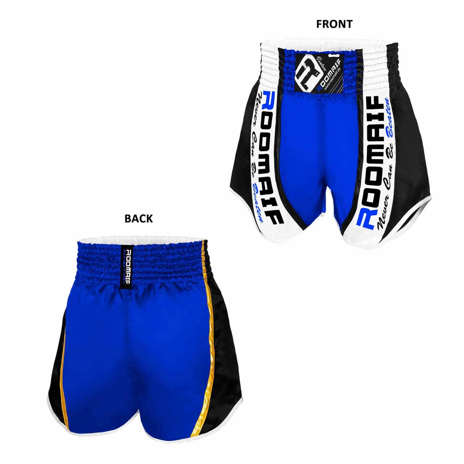 ROOMAIF VICTORY BOXING SHORTS (LADIES) BLUE