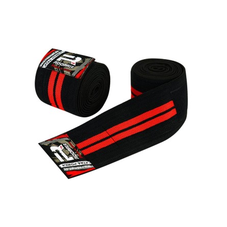 ROOMAIF POTENT KNEE WRAPS RED/BLACK