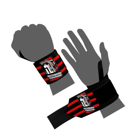 ROOMAIF FORCE WRIST WRAPS RED/BLACK