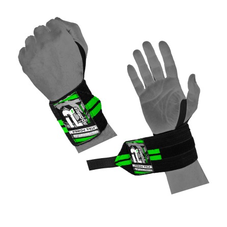 ROOMAIF POTENT WRIST WRAPS GREEN/BLACK