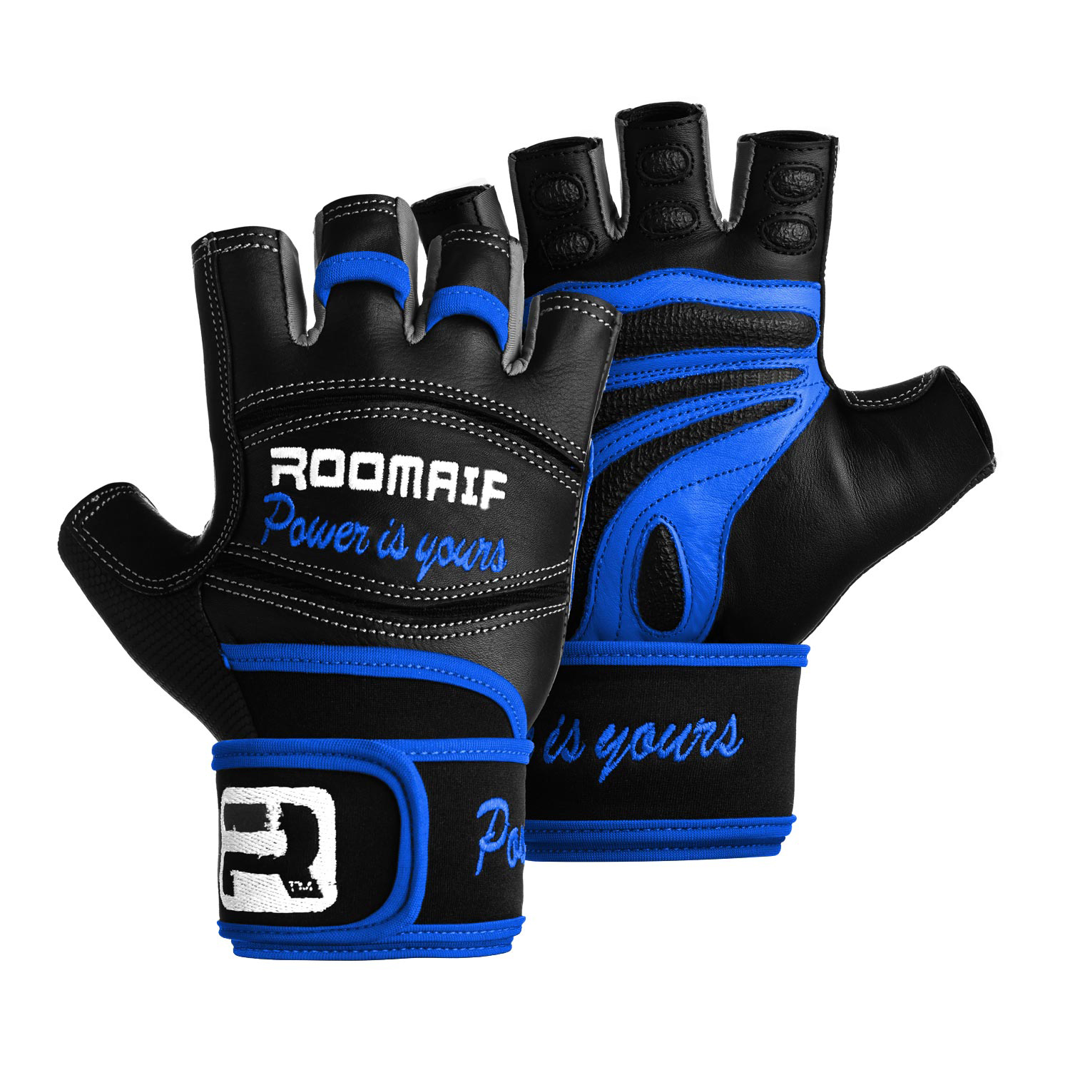 ROOMAIF STRENGTH​ FITNESS GLOVES BLUE/BLACK