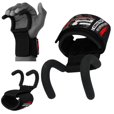 ROOMAIF VALIANT WEIGHT LIFTING HOOKS BLACK