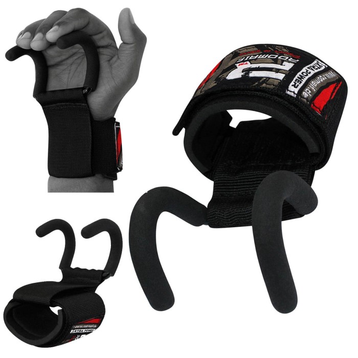 ROOMAIF VALIANT WEIGHT LIFTING HOOKS BLACK