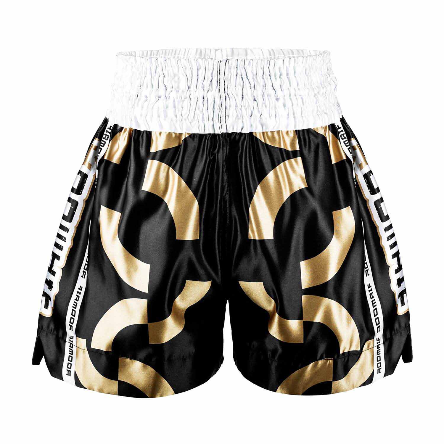 ROOMAIF CONTENDING MUAY THAI SHORTS GOLDEN/BLACK
