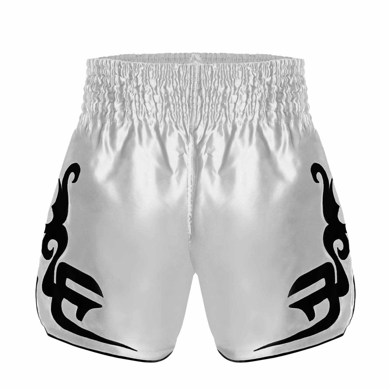 ROOMAIF RDIG MUAY THAI SHORTS WHITE