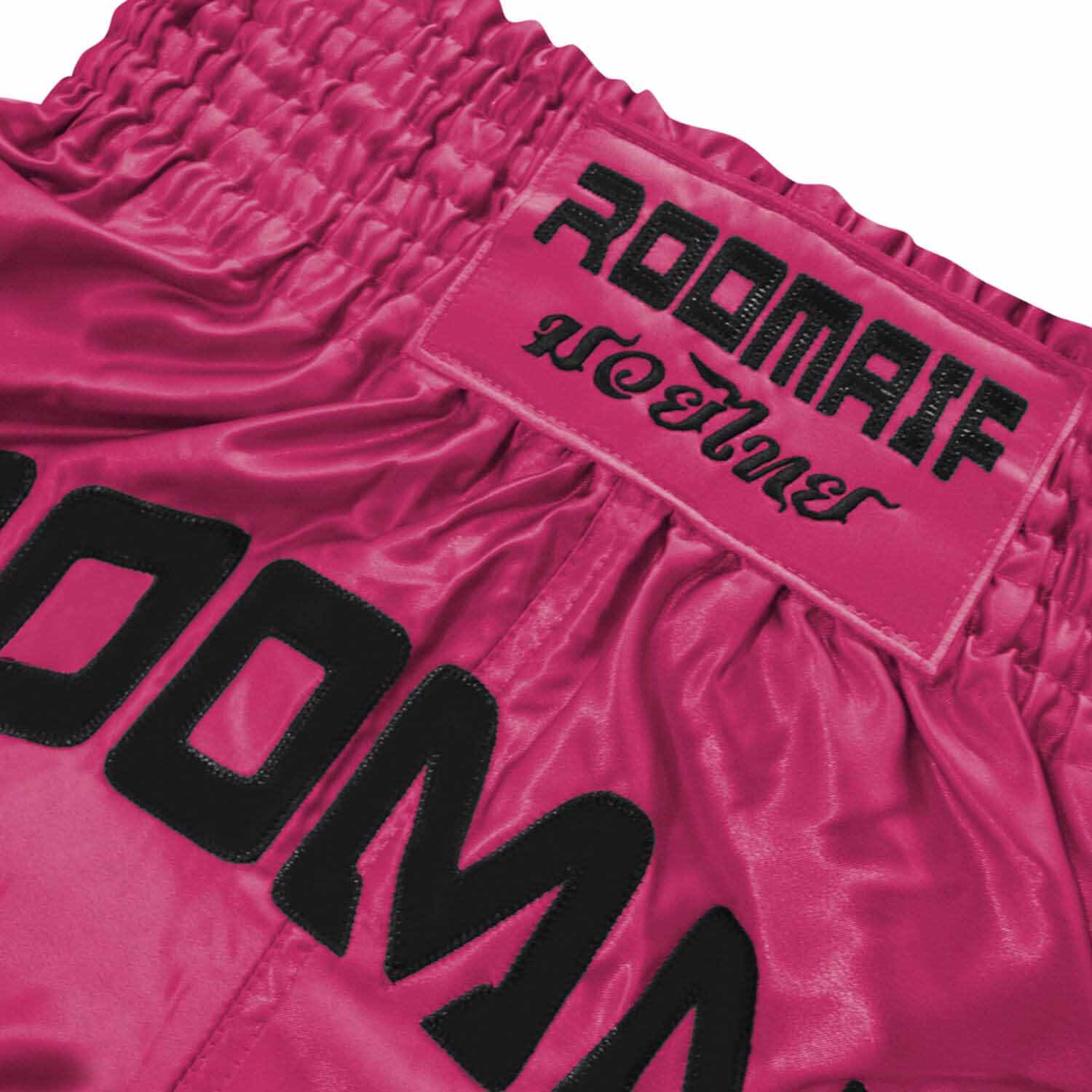 ROOMAIF RDIG MUAY THAI SHORTS PINK/BLACK