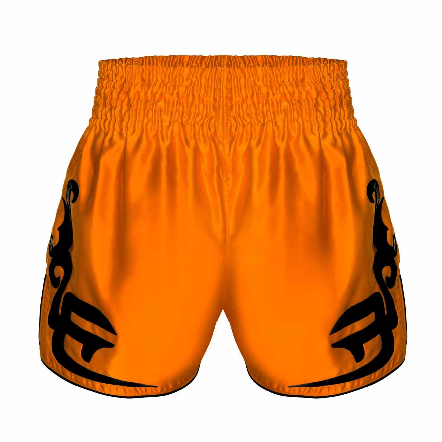 ROOMAIF RDIG MUAY THAI SHORTS ORANGE/BLACK