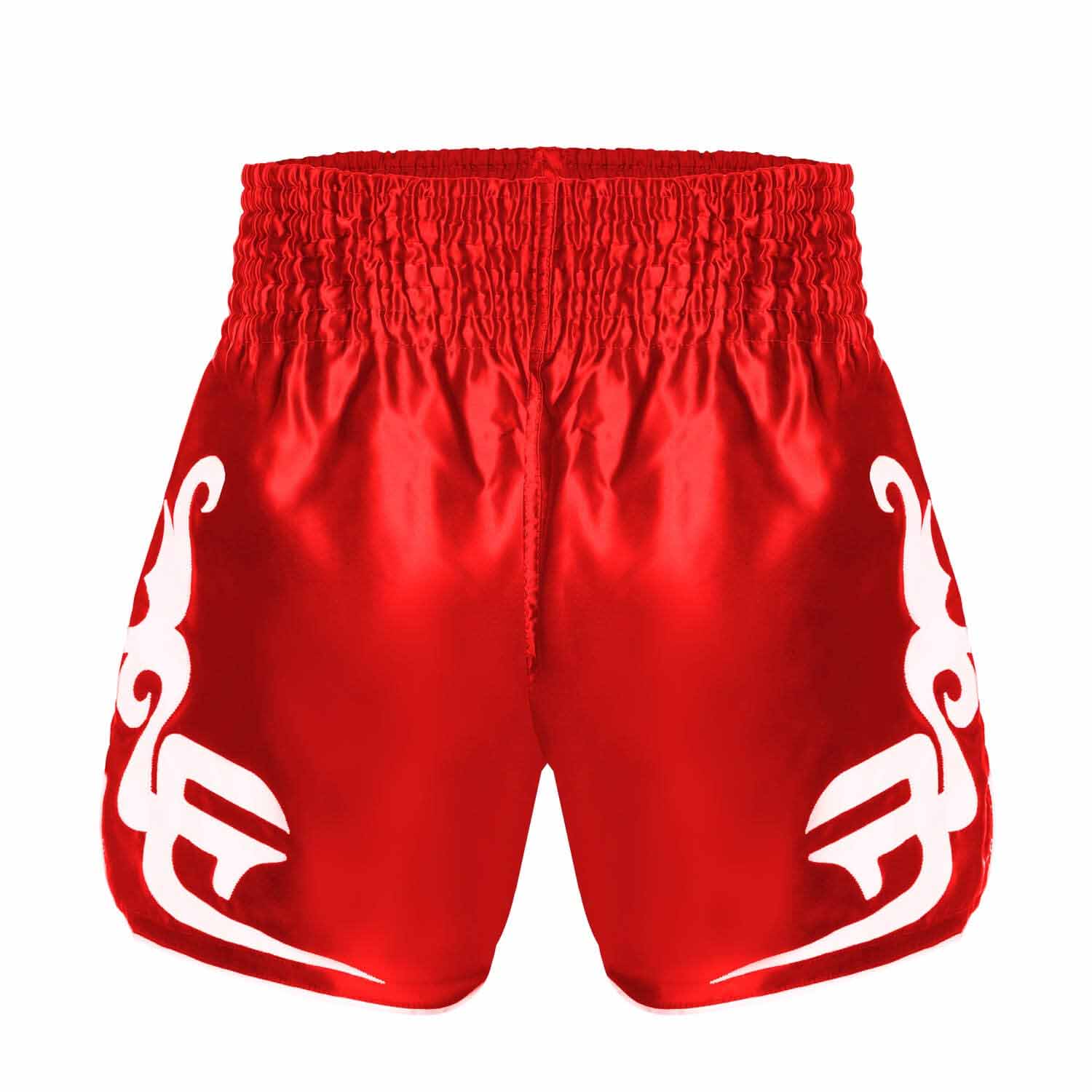 ROOMAIF RDIG MUAY THAI SHORTS RED/WHITE