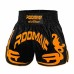 ROOMAIF RDIG MUAY THAI SHORTS BLACK/ORANGE