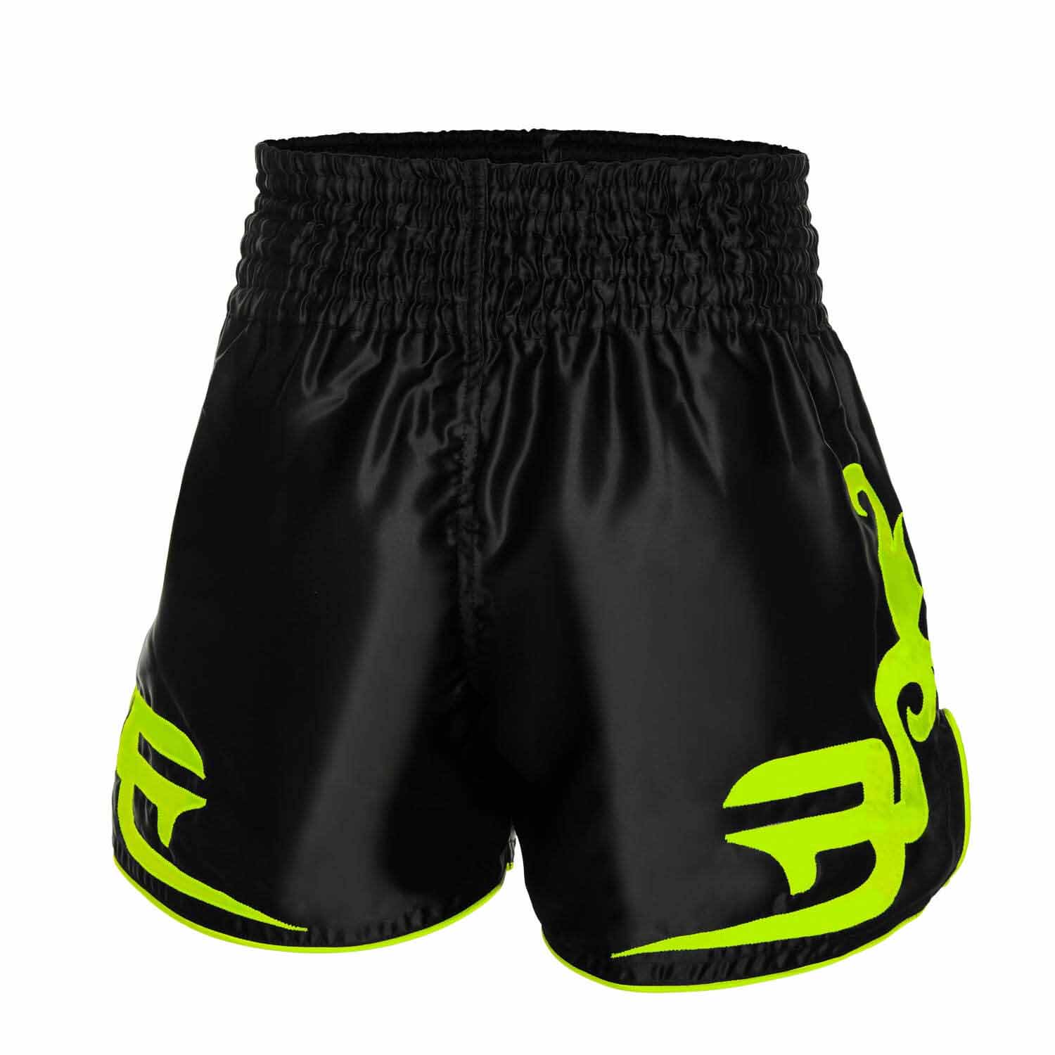 ROOMAIF RDIG MUAY THAI SHORTS FL.GREEN/BLACK