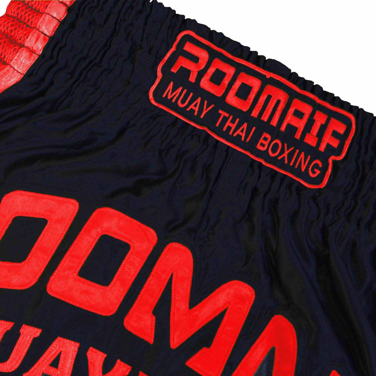 ROOMAIF VICTORY MUAY THAI SHORTS RED/BLACK