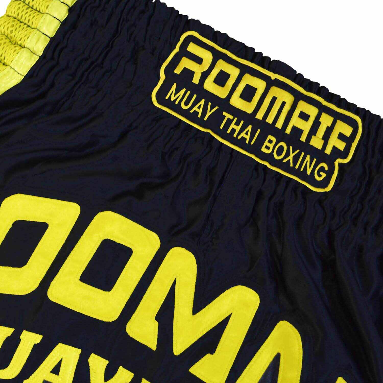 ROOMAIF VICTORY MUAY THAI SHORTS YELLOW/BLACK