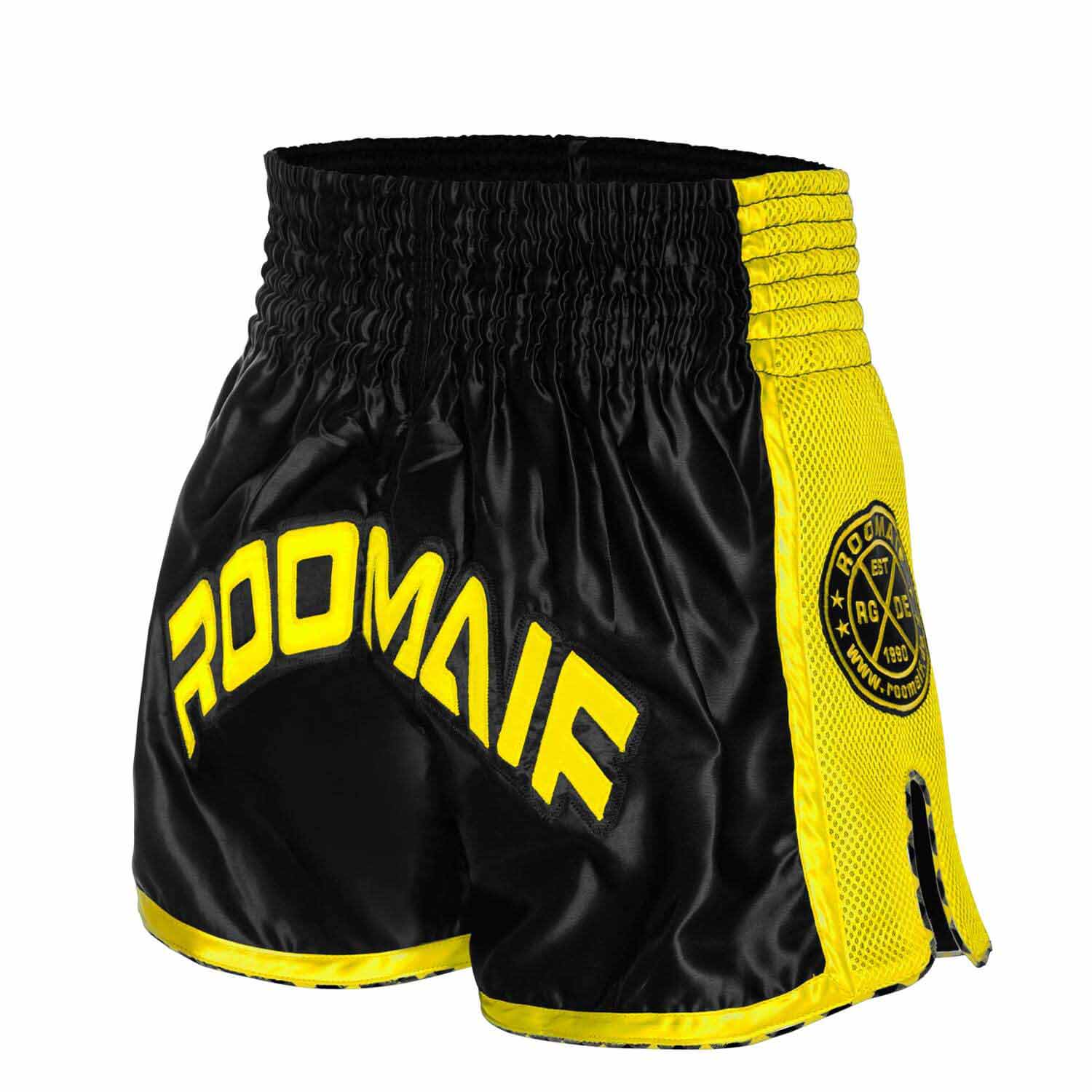ROOMAIF VICTORY MUAY THAI SHORTS YELLOW/BLACK
